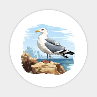 Cute Seagull Magnet